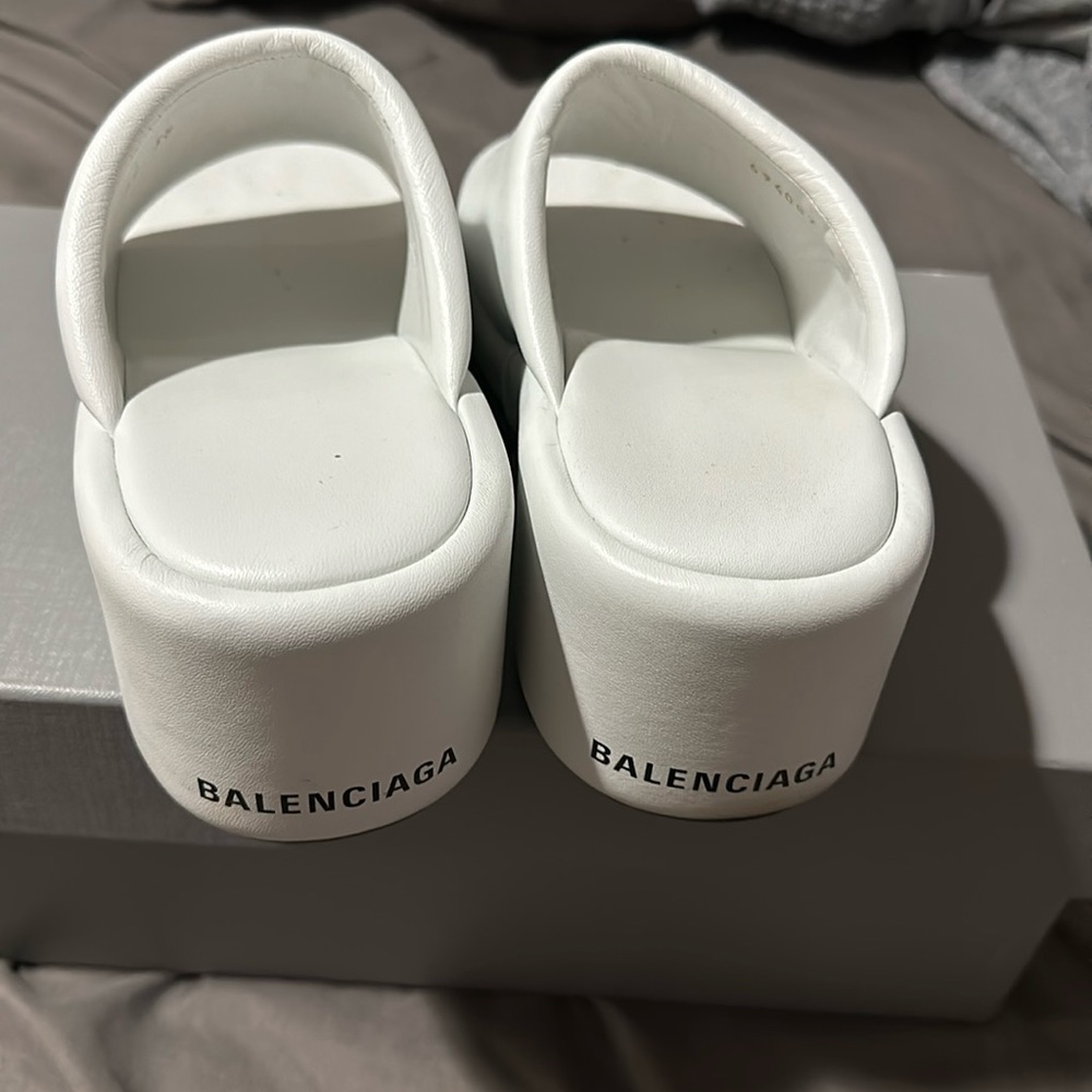 Authentic Balenciaga Leather platform sandal
